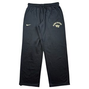 Nike Wake Forest TEAM ISSUED Demon Deacons Men’s Black Sweatpants size XL